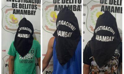 Detienen a tres menores en Bella Vista con moto robada y arma de fuego