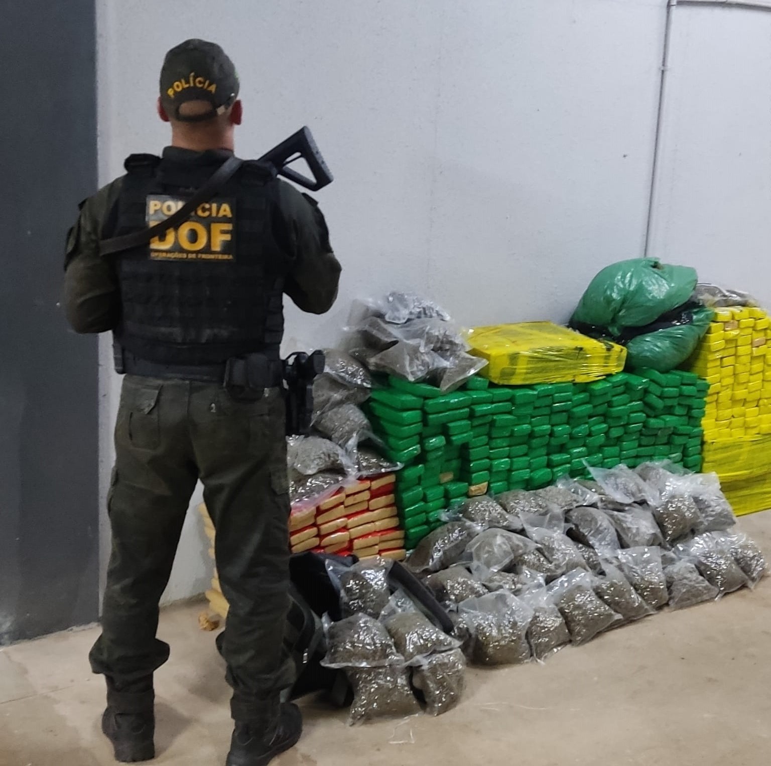DOF decomisa cerca de 500 kilos de marihuana en Ponta Porã DOF decomisa cerca de 500 kilos de marihuana en Ponta Porã