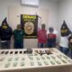 Senad detiene a seis hombres con armas de fuego y G. 257 millones en Bella Vista