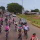 Octubre Rosa con paseo ciclístico internacional en la frontera