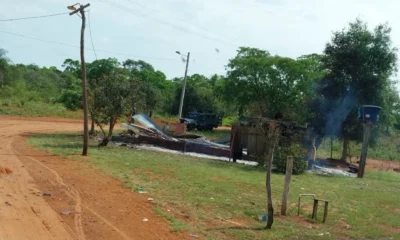 Puesto Policial abandonado ardió en llamas en Ypytã