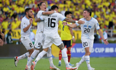 ¡Tremendo partido! Colombia perdonó y Uruguay rescató un punto de oro en el final