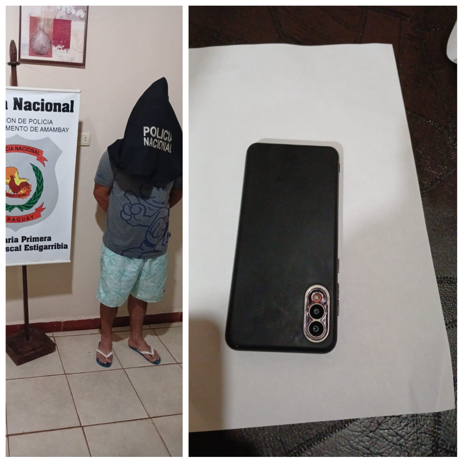 PJC: Brasileño es detenido por hurto de celular en un casino PJC: Brasileño es detenido por hurto de celular en un casino