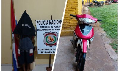 PJC: Joven cae con motocicleta robada en el barrio General Genes