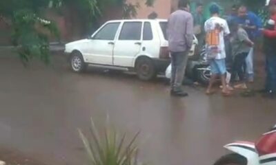 PJC: Motociclista ebrio chocó por un automóvil estacionado en María Victoria