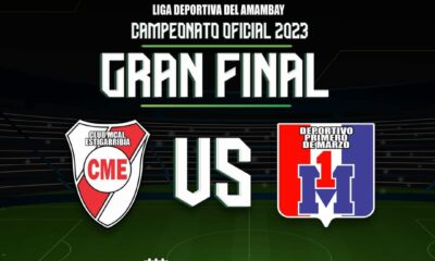 Este viernes se juega la final de la Liga Deportiva del Amambay 2023