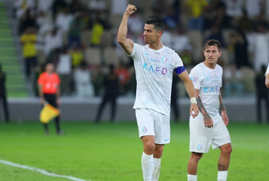 Con un doblete, Cristiano Ronaldo se convirtió en el máximo goleador del año