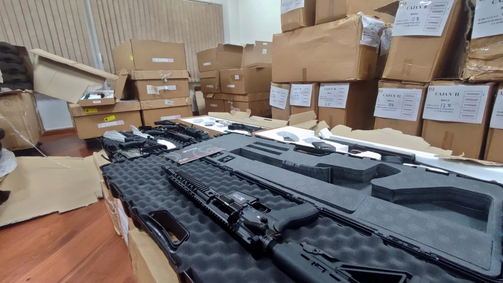 Armas incautadas en operativo Dakovo serán entregadas a la Policía Nacional