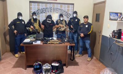 Cae brasileño con un arsenal en Pedro Juan Caballero