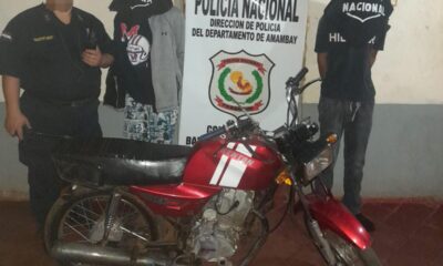 PJC: Dos jóvenes son detenidos por ocasionar ruidos molestos con caño de escape de moto