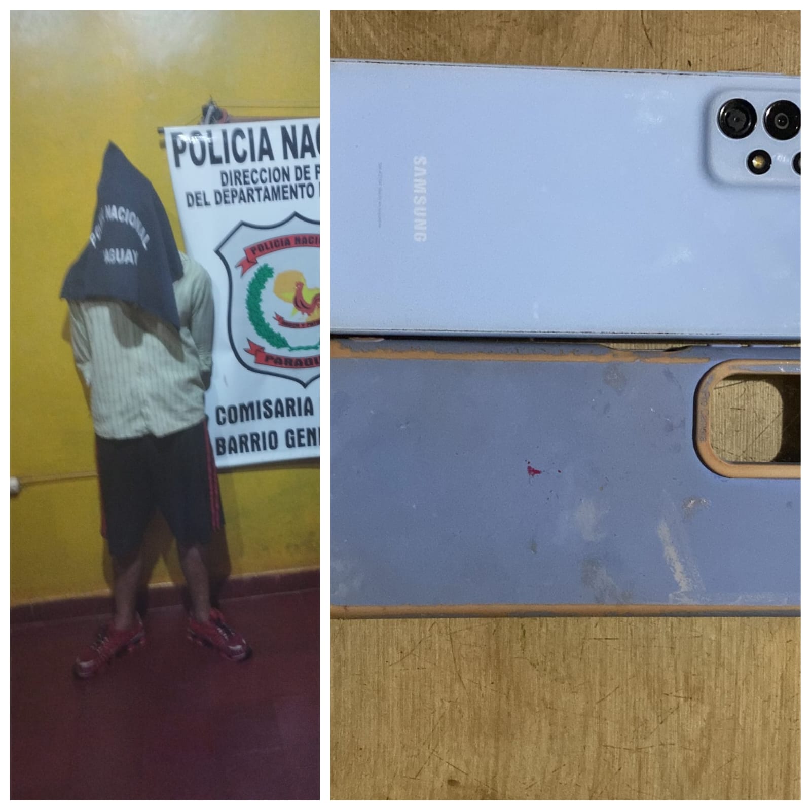 PJC: Detenido por robar celular de una vivienda PJC: Detenido por robar celular de una vivienda