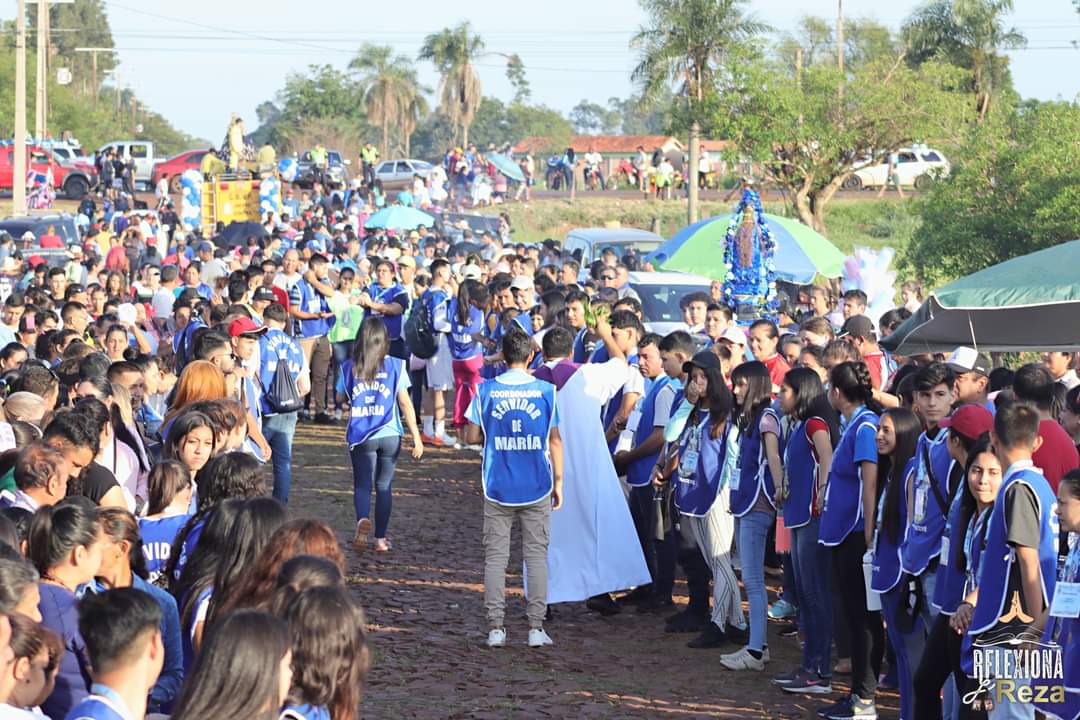 PJC: Jornada de peregrinación desde Yvypé con el quinto día del novenario a la Virgen de Caacupé PJC: Jornada de peregrinación desde Yvypé con el quinto día del novenario a la Virgen de Caacupé