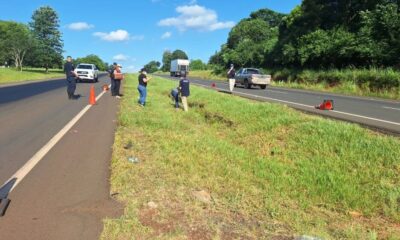Macabro hallazgo en una cuneta en Coronel Oviedo