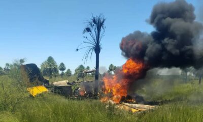 Un herido tras caída de avioneta a metros de la ruta Luque-San Bernardino