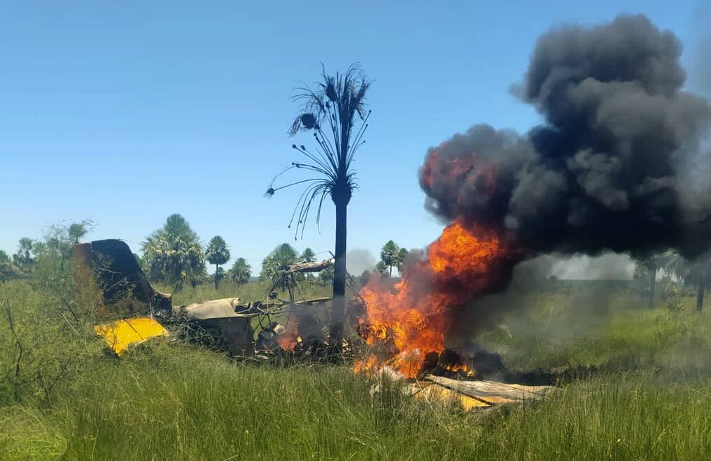 Un herido tras caída de avioneta a metros de la ruta Luque-San Bernardino