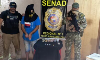 Detienen a reincidente microtraficante en Pedro Juan Caballero