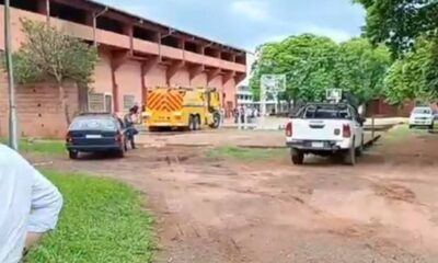 Minga Guazú: celador de un colegio murió calcinado tras incendio en el depósito