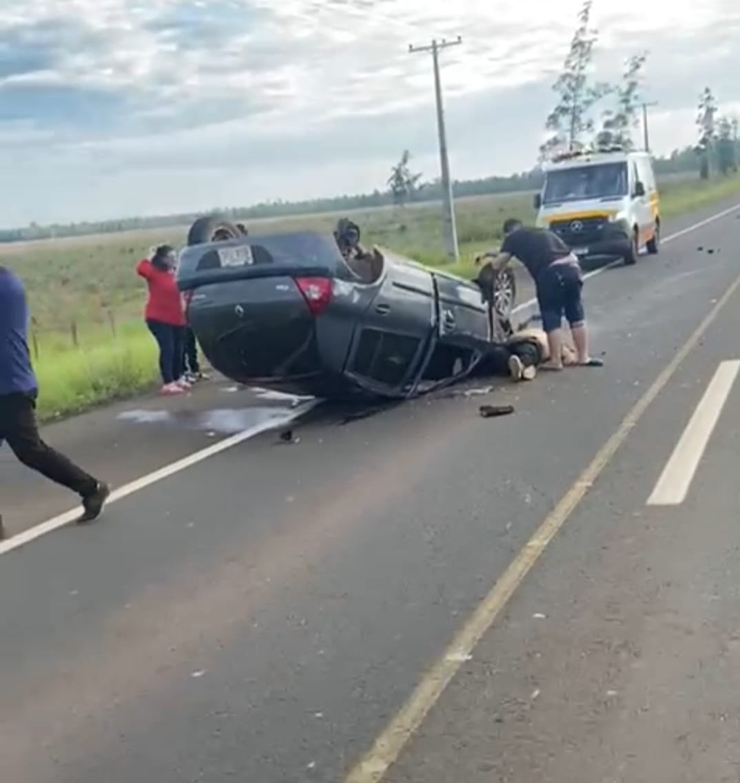 Trágico accidente en Caaguazú: hombre pierde la vida tras chocar contra separador de carriles