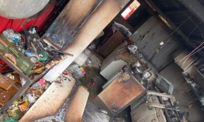 PJC: Vivienda del barrio General Díaz ardió en llamas a causa de fuga de gas