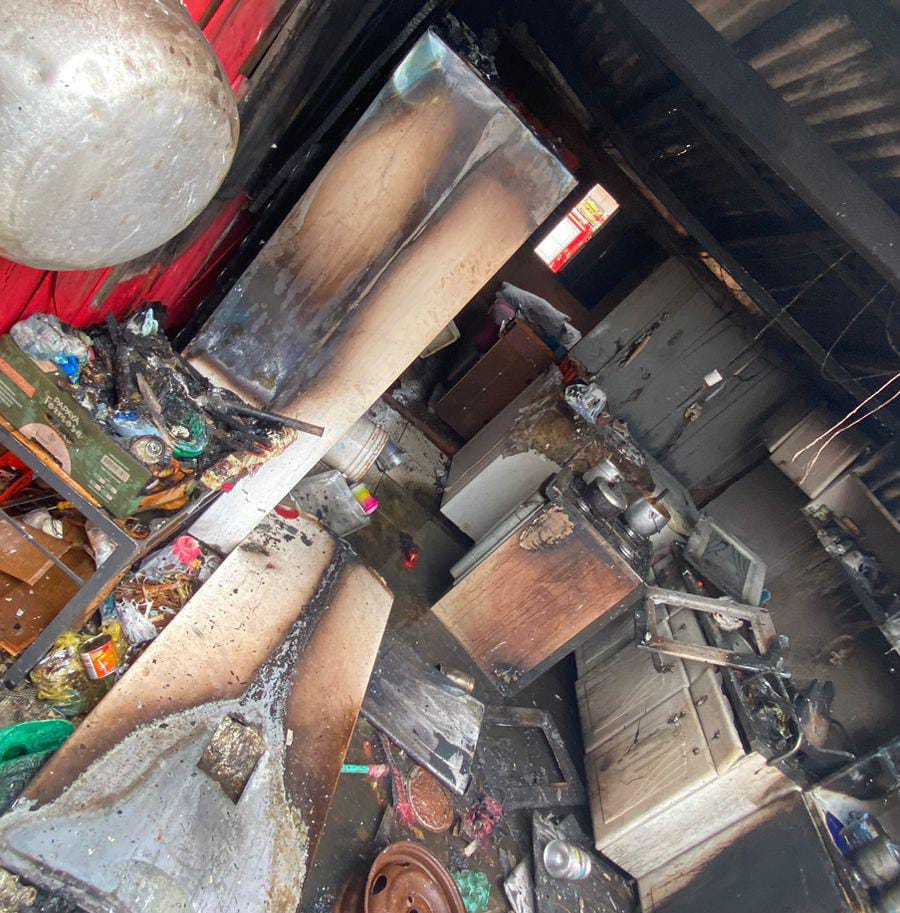 PJC: Vivienda del barrio General Díaz ardió en llamas a causa de fuga de gas PJC: Vivienda del barrio General Díaz ardió en llamas a causa de fuga de gas