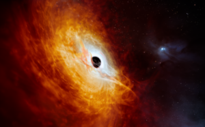 Quásar con agujero negro se devora sol diariamente en el universo