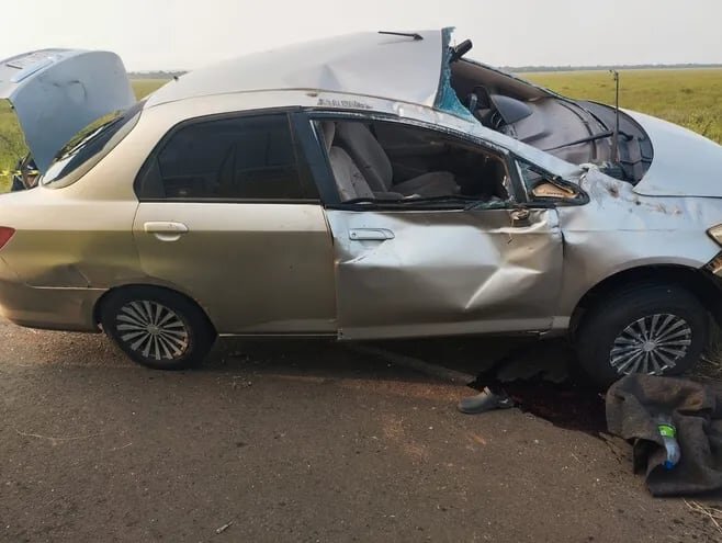 Caazapá: Un chico de 13 años tomó el auto de su mamá sin permiso y falleció en un accidente