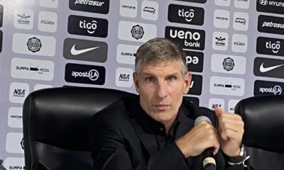 Martín Palermo, presentado como técnico de Olimpia