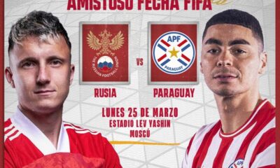 Paraguay confirma amistoso con Rusia