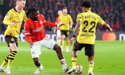 El PSV y Borussia Dortmund empatan en la ida de los octavos de Champions