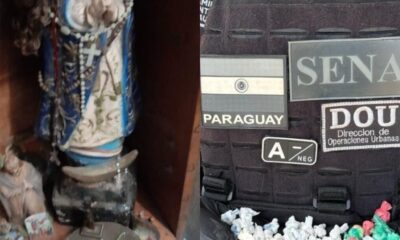 Villa Hayes: encuentran droga oculta en imagen de la Virgen de Caacupé