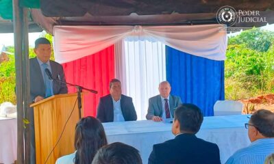 Inicia oficialmente la construcción del Juzgado de Paz en Karapaí