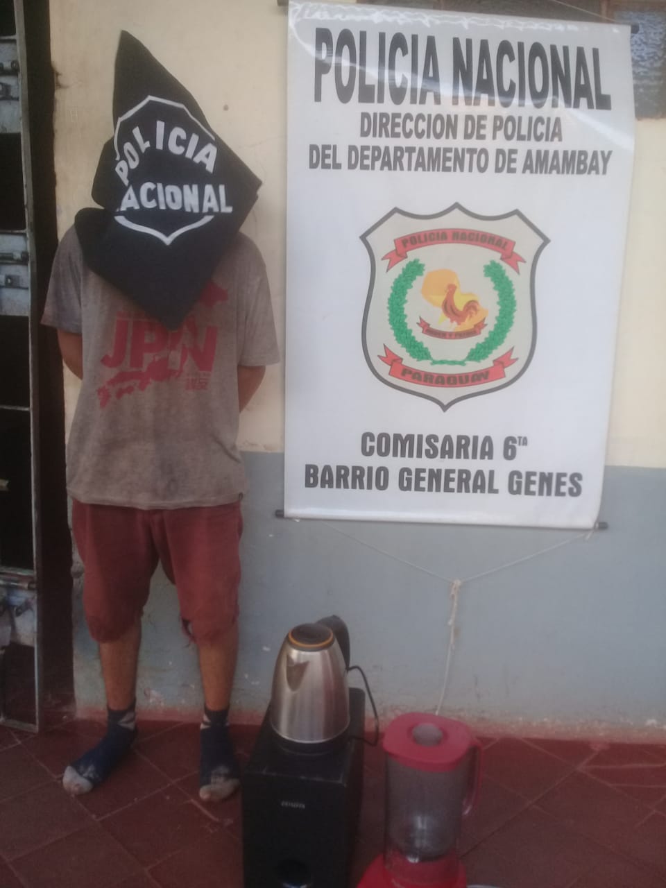 PJC: Joven recién salido de la cárcel fue detenido por hurto domiciliario PJC: Joven recién salido de la cárcel fue detenido por hurto domiciliario