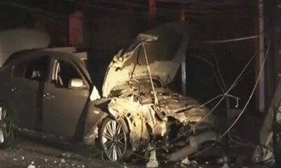 Conductor choca contra columna y deja sin luz a un barrio en Fernando de la Mora
