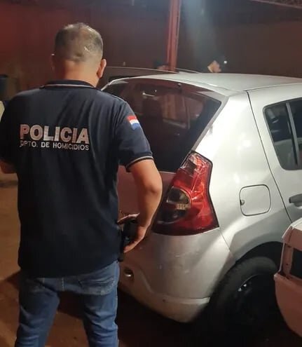 PJC: hallan vehículo usado por sicarios que atacaron a jefe de ANDE PJC: hallan vehículo usado por sicarios que atacaron a jefe de ANDE