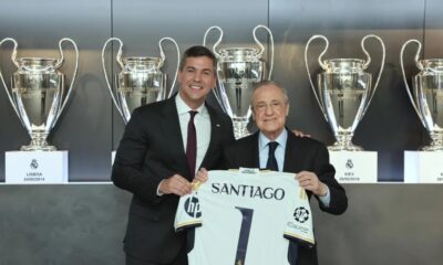 Santiago Peña visita la Ciudad deportiva del Real Madrid
