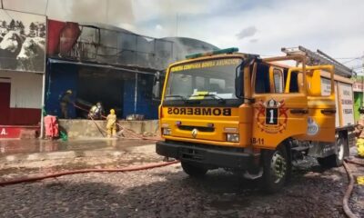 Bomberos controlan incendio en zona del Mercado de Abasto