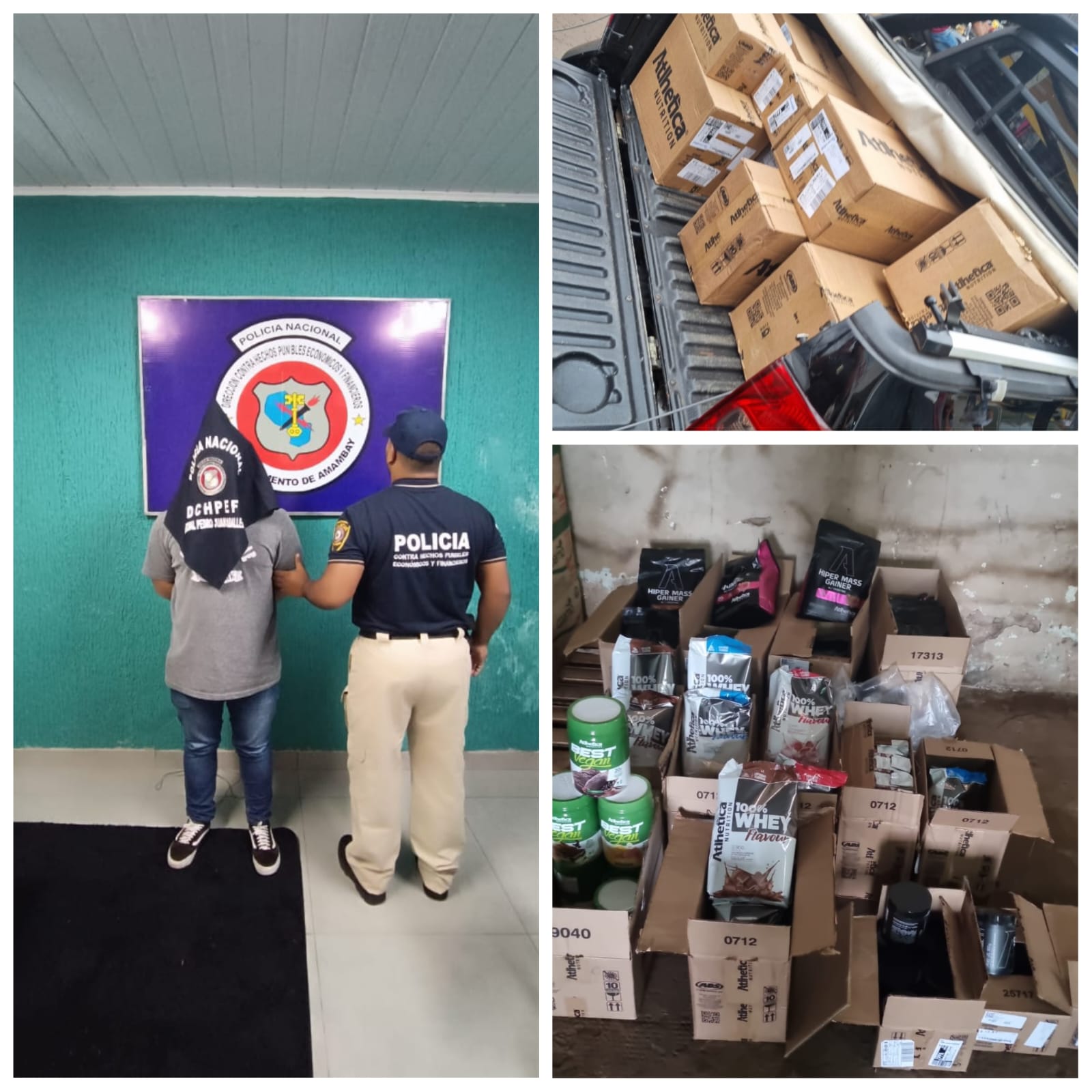 PJC: Incautan suplementos deportivos de contrabando PJC: Incautan suplementos deportivos de contrabando