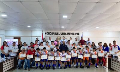 PJC: Junta Municipal homenajeó a selección de Amambay campeón del Interligas Sub 13