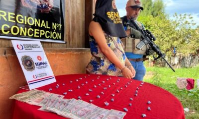 Mujer embarazada es detenida con drogas en Concepción