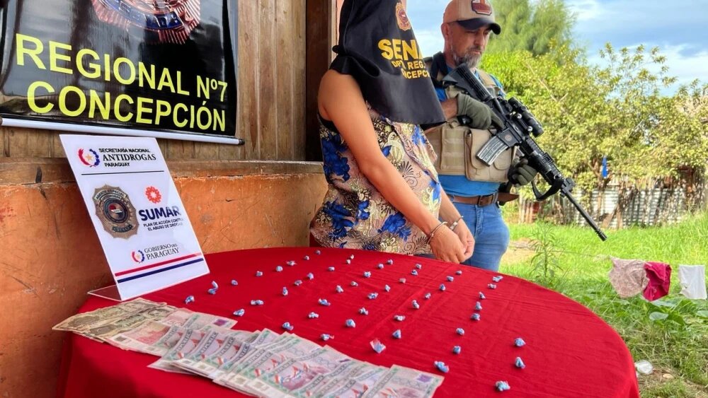 Mujer embarazada es detenida con drogas en Concepción