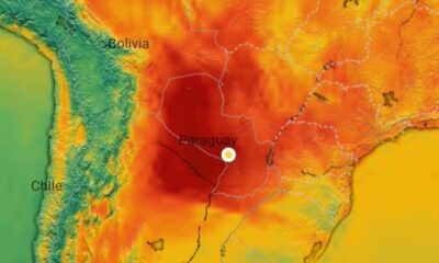 Paraguay es el país más caluroso del mundo en este momento