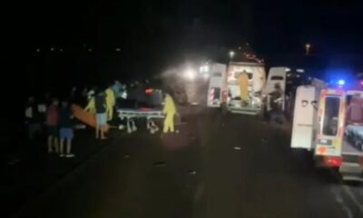 Cerro Corá: Triple choque sobre la Ruta PY05 deja dos fallecidos y varios heridos