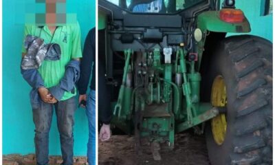 Capitán Bado: Detienen a un brasileño con tractor hurtado