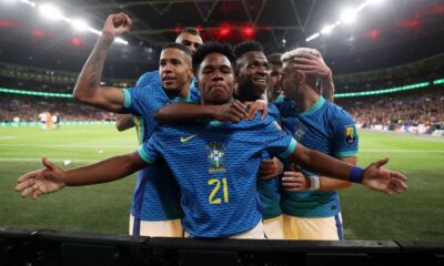 Endrick hace historia y permite a Dorival un debut soñado en Wembley contra Inglaterra