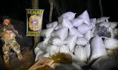 Senad detectó e incineró más de 9 toneladas de marihuana en Amambay