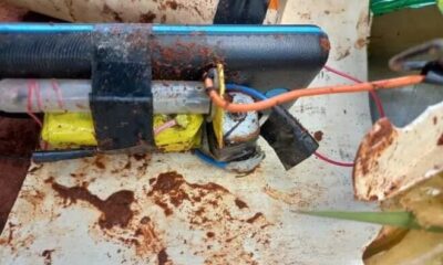 FTC desactivó una bomba semienterrada en un camino en Amambay