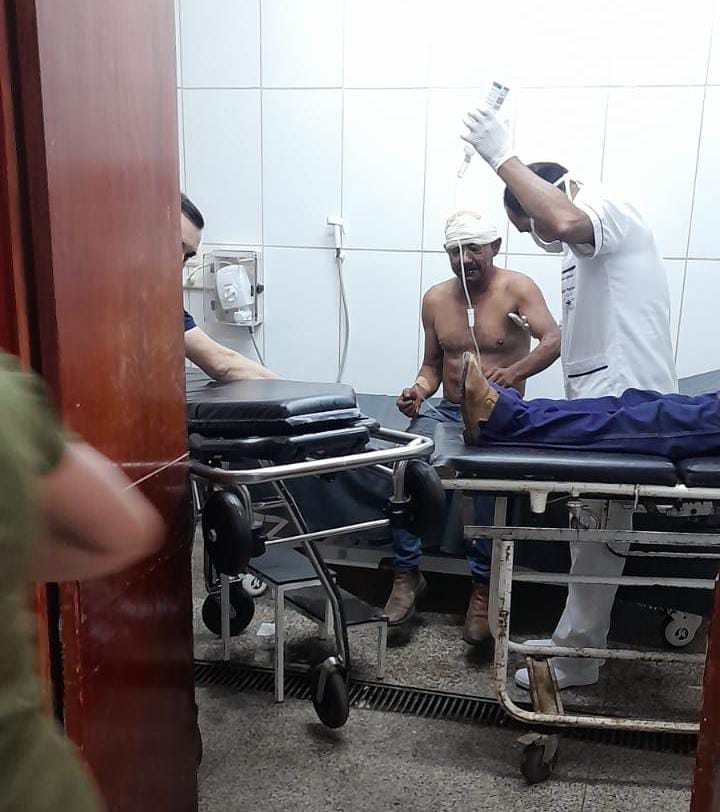 PJC: Gomero quedó herido tras explosión de rueda de un camión PJC: Gomero quedó herido tras explosión de rueda de un camión