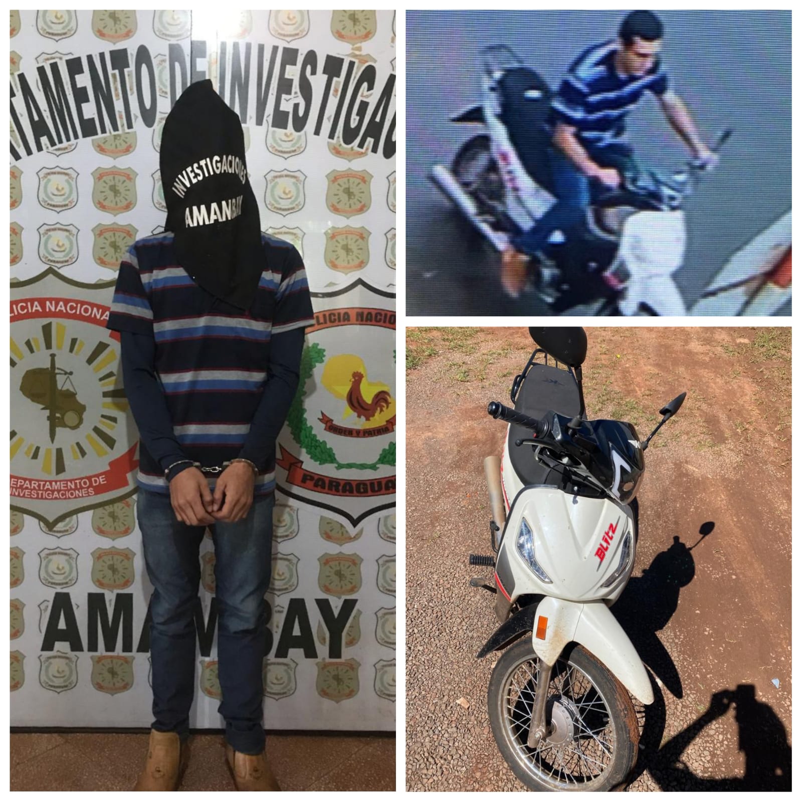 PJC: Detienen a un joven que ingresó a una vivienda para hurtar una motocicleta PJC: Detienen a un joven que ingresó a una vivienda para hurtar una motocicleta