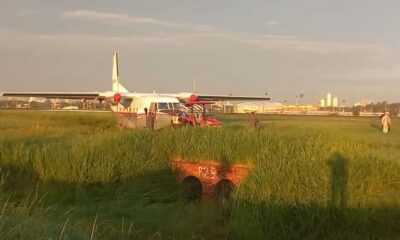 Accidentado despegue de avión de la Fuerza Aérea en el Silvio Pettirossi