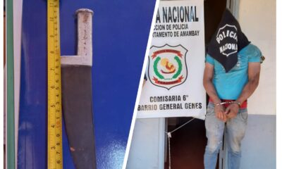 PJC: Joven amenazó con un puñal a su concubina y la tuvo como rehén antes de ser detenido